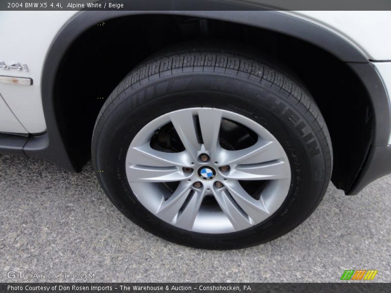 Alpine White / Beige 2004 BMW X5 4.4i