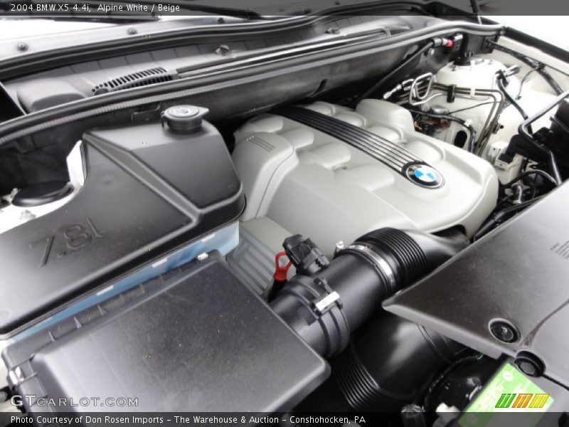 Alpine White / Beige 2004 BMW X5 4.4i