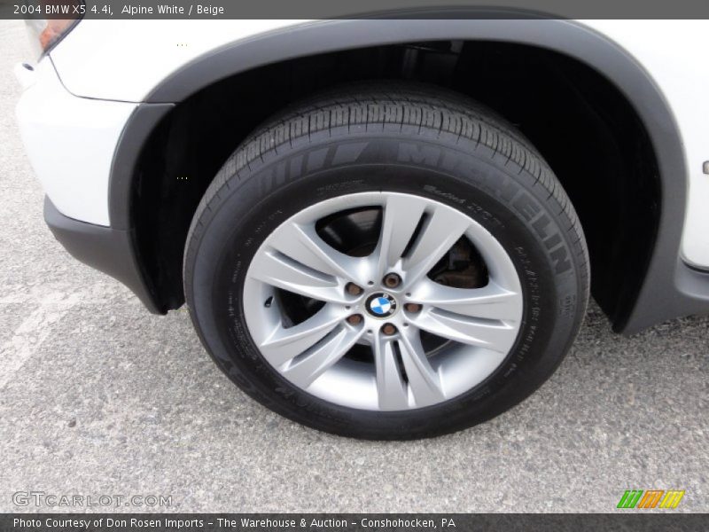 Alpine White / Beige 2004 BMW X5 4.4i