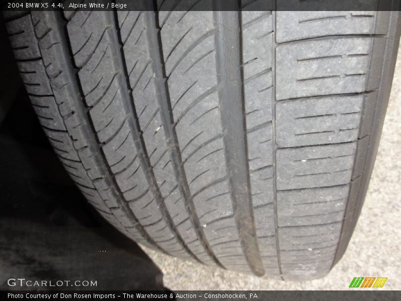 Alpine White / Beige 2004 BMW X5 4.4i