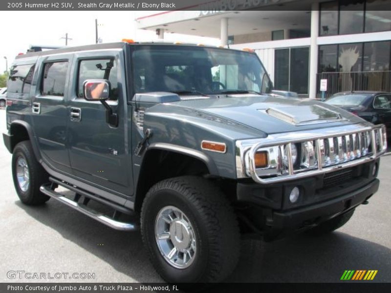 Stealth Gray Metallic / Ebony Black 2005 Hummer H2 SUV