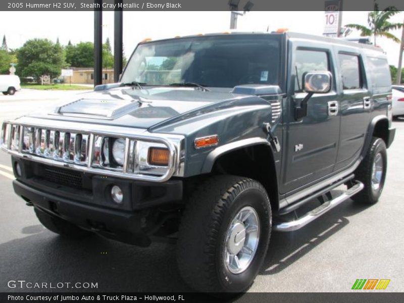 Stealth Gray Metallic / Ebony Black 2005 Hummer H2 SUV