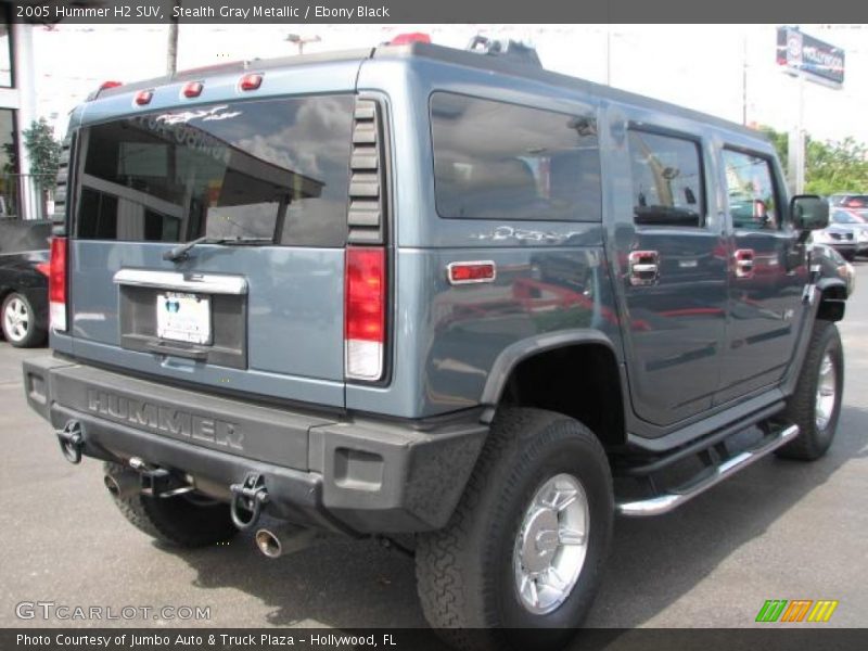 Stealth Gray Metallic / Ebony Black 2005 Hummer H2 SUV