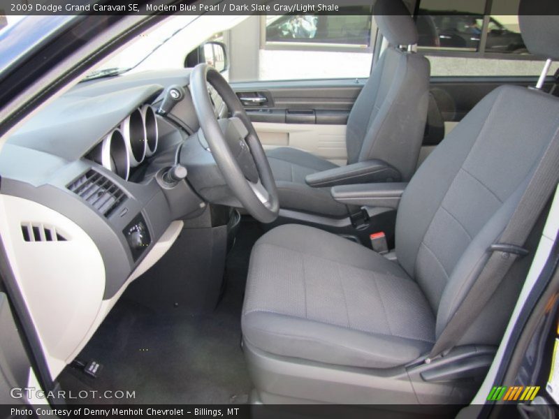 Modern Blue Pearl / Dark Slate Gray/Light Shale 2009 Dodge Grand Caravan SE