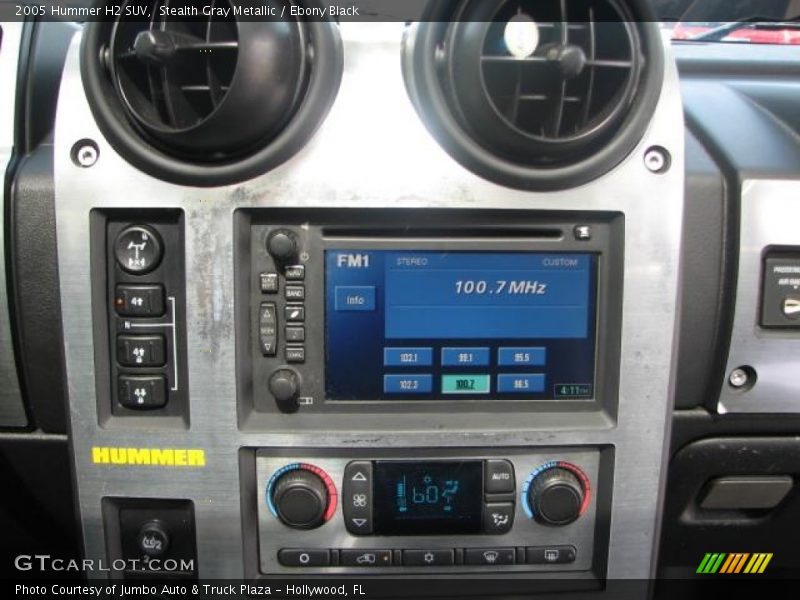 Stealth Gray Metallic / Ebony Black 2005 Hummer H2 SUV