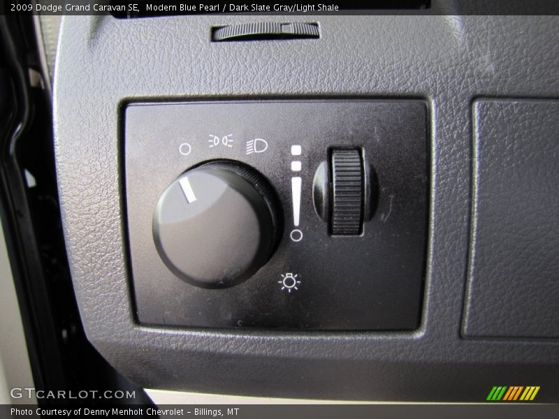 Modern Blue Pearl / Dark Slate Gray/Light Shale 2009 Dodge Grand Caravan SE