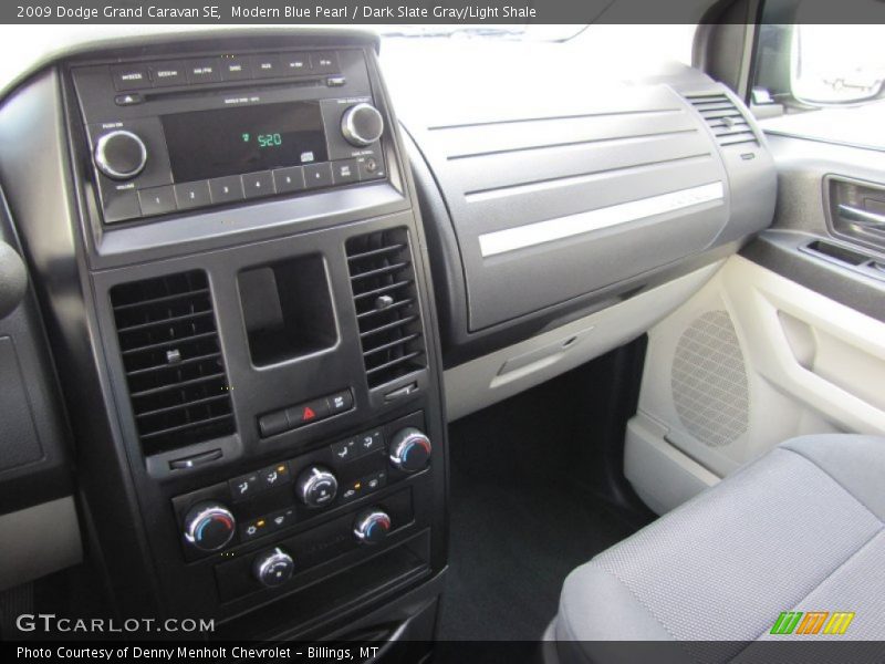 Modern Blue Pearl / Dark Slate Gray/Light Shale 2009 Dodge Grand Caravan SE