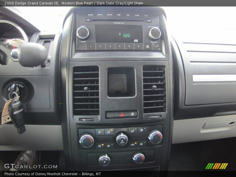 Modern Blue Pearl / Dark Slate Gray/Light Shale 2009 Dodge Grand Caravan SE