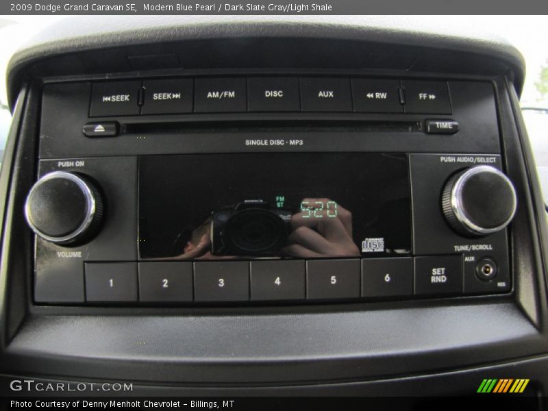 Modern Blue Pearl / Dark Slate Gray/Light Shale 2009 Dodge Grand Caravan SE