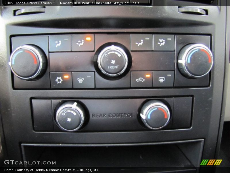 Modern Blue Pearl / Dark Slate Gray/Light Shale 2009 Dodge Grand Caravan SE