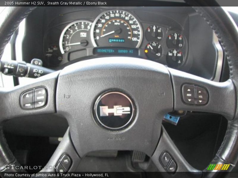 Stealth Gray Metallic / Ebony Black 2005 Hummer H2 SUV