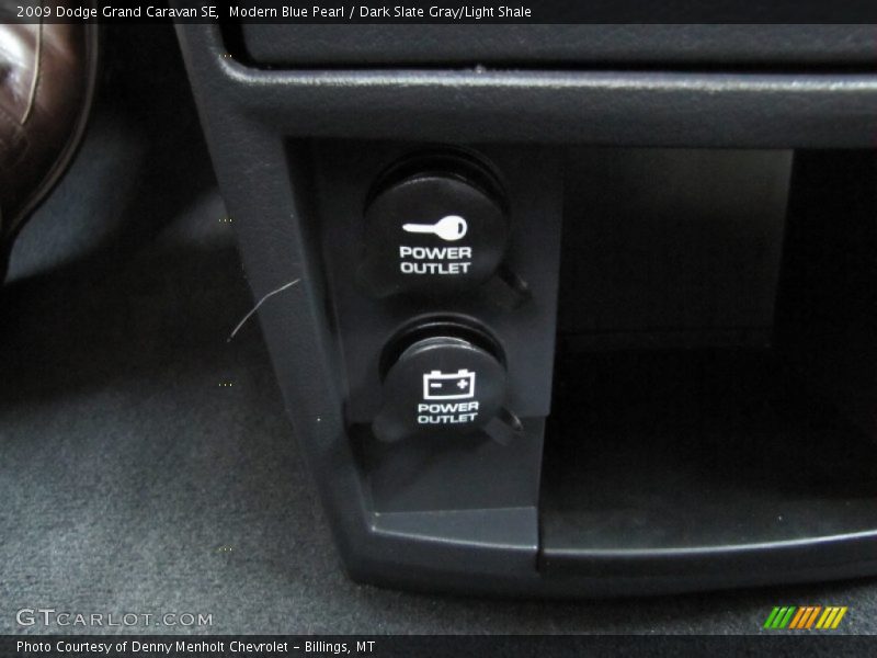 Modern Blue Pearl / Dark Slate Gray/Light Shale 2009 Dodge Grand Caravan SE