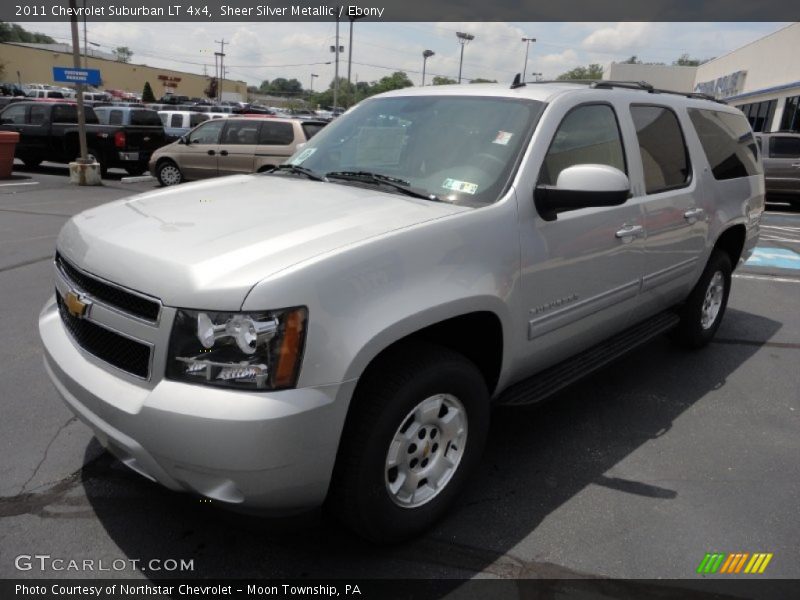 Sheer Silver Metallic / Ebony 2011 Chevrolet Suburban LT 4x4
