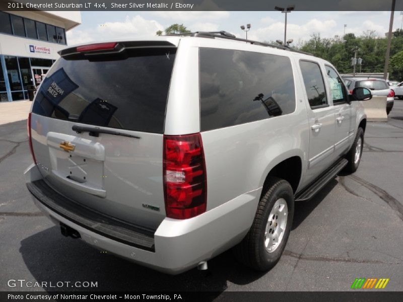 Sheer Silver Metallic / Ebony 2011 Chevrolet Suburban LT 4x4