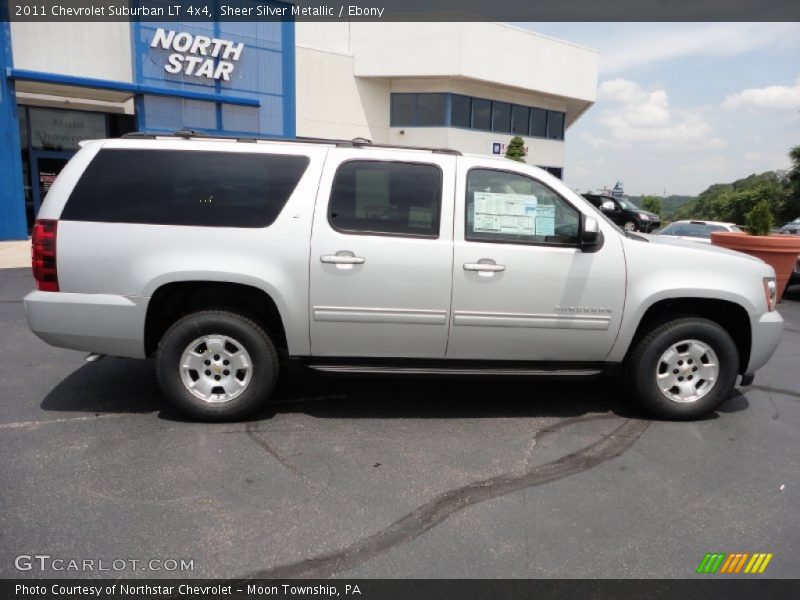 Sheer Silver Metallic / Ebony 2011 Chevrolet Suburban LT 4x4