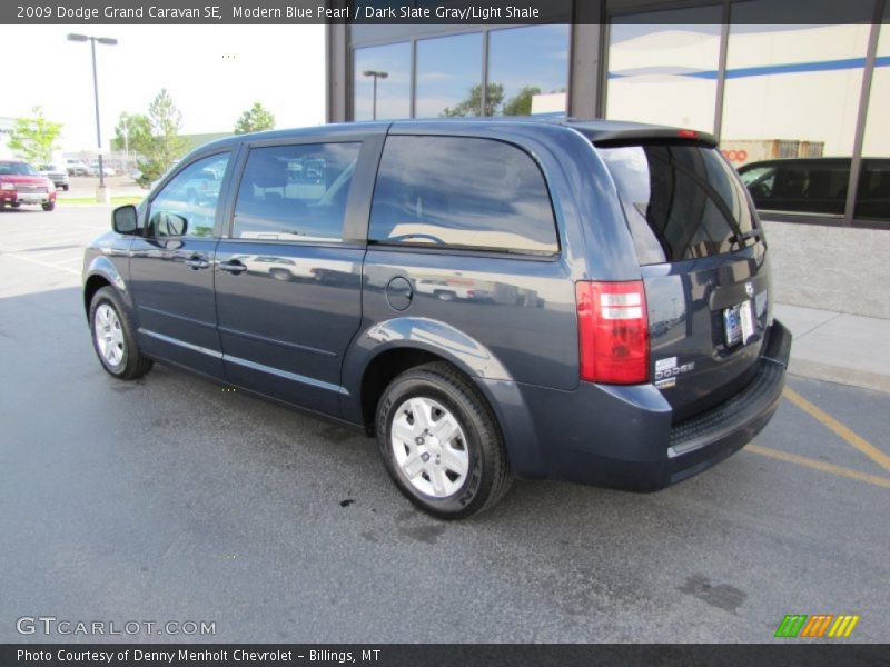 Modern Blue Pearl / Dark Slate Gray/Light Shale 2009 Dodge Grand Caravan SE