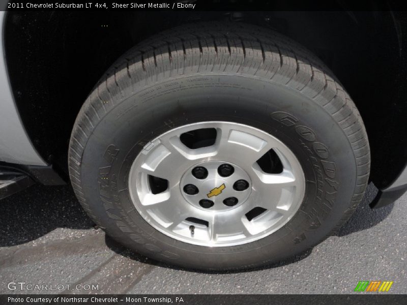 Sheer Silver Metallic / Ebony 2011 Chevrolet Suburban LT 4x4