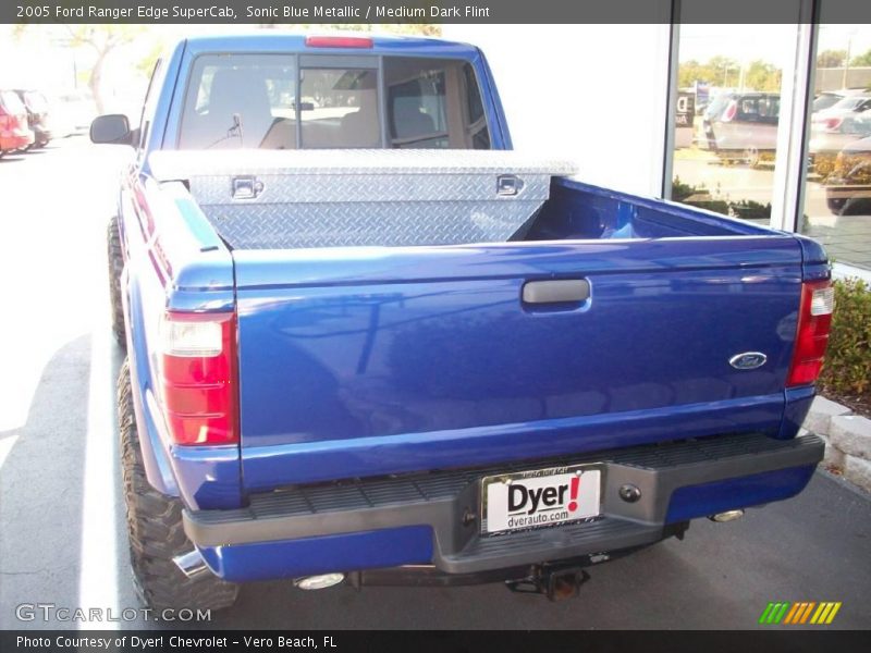 Sonic Blue Metallic / Medium Dark Flint 2005 Ford Ranger Edge SuperCab