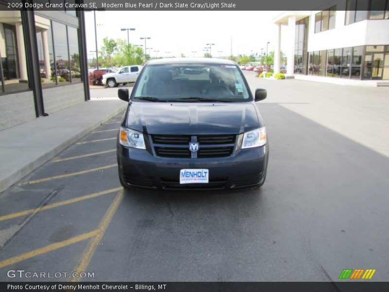 Modern Blue Pearl / Dark Slate Gray/Light Shale 2009 Dodge Grand Caravan SE