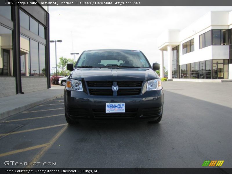 Modern Blue Pearl / Dark Slate Gray/Light Shale 2009 Dodge Grand Caravan SE