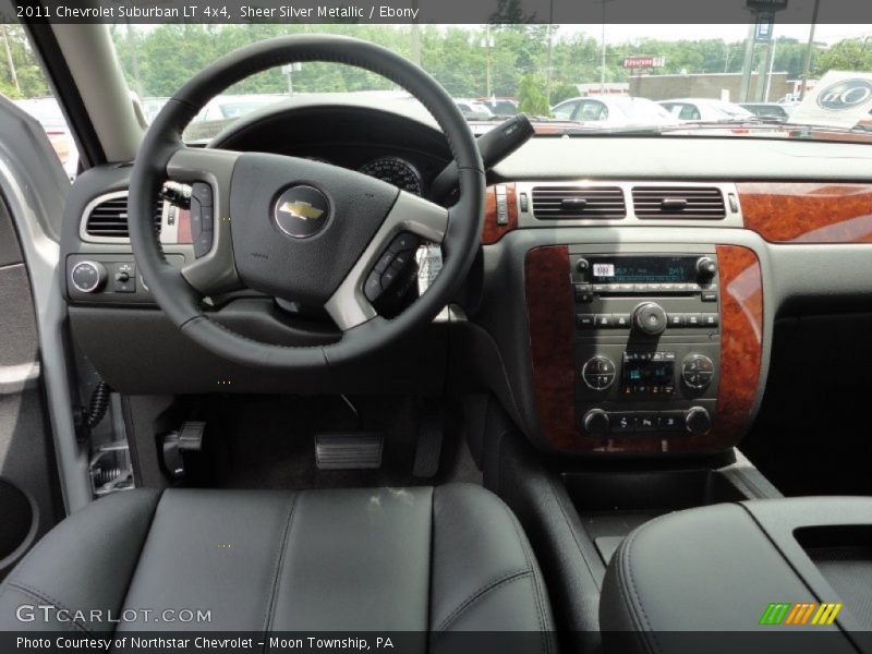 Sheer Silver Metallic / Ebony 2011 Chevrolet Suburban LT 4x4