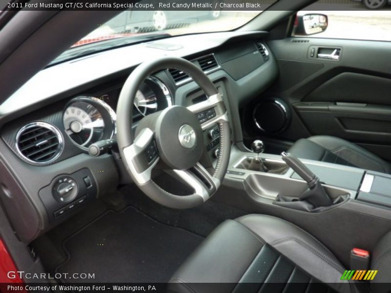  2011 Mustang GT/CS California Special Coupe Charcoal Black Interior