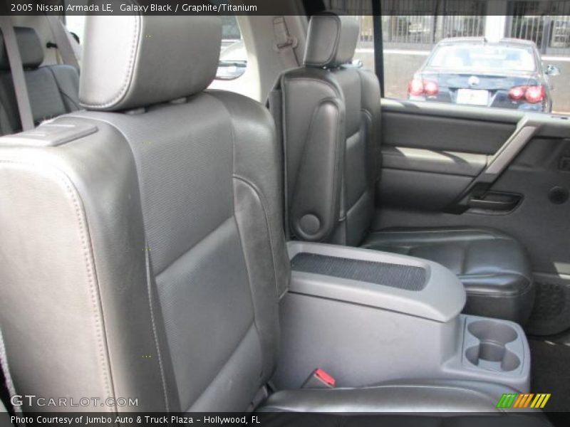 Galaxy Black / Graphite/Titanium 2005 Nissan Armada LE