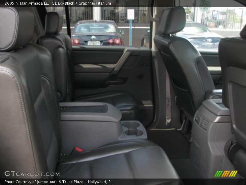 Galaxy Black / Graphite/Titanium 2005 Nissan Armada LE