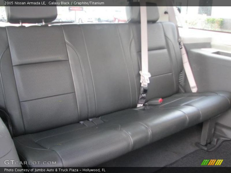 Galaxy Black / Graphite/Titanium 2005 Nissan Armada LE