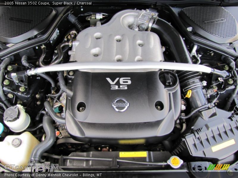 Super Black / Charcoal 2005 Nissan 350Z Coupe