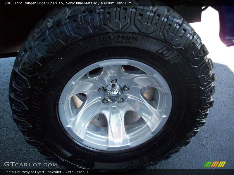 Sonic Blue Metallic / Medium Dark Flint 2005 Ford Ranger Edge SuperCab