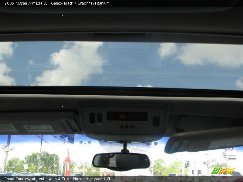 Galaxy Black / Graphite/Titanium 2005 Nissan Armada LE