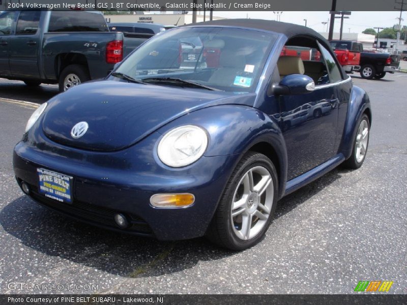 Galactic Blue Metallic / Cream Beige 2004 Volkswagen New Beetle GLS 1.8T Convertible