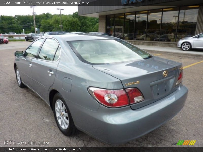 Mystic Sea Green Opalescent / Ivory 2003 Lexus ES 300