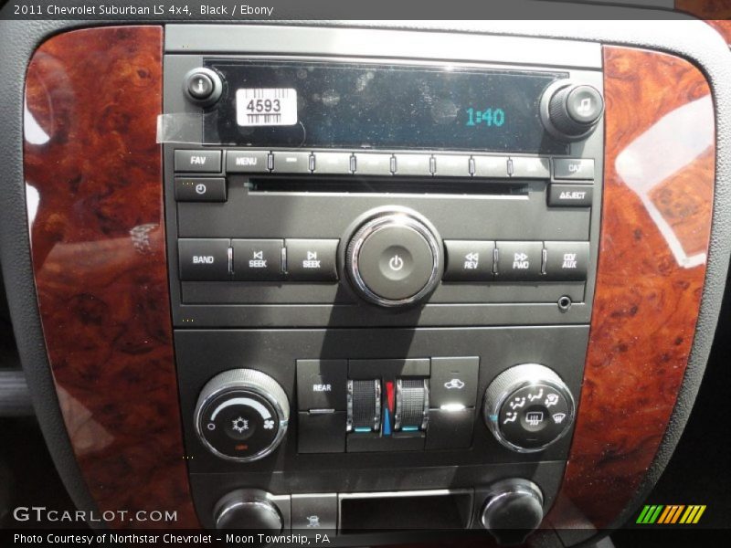 Controls of 2011 Suburban LS 4x4