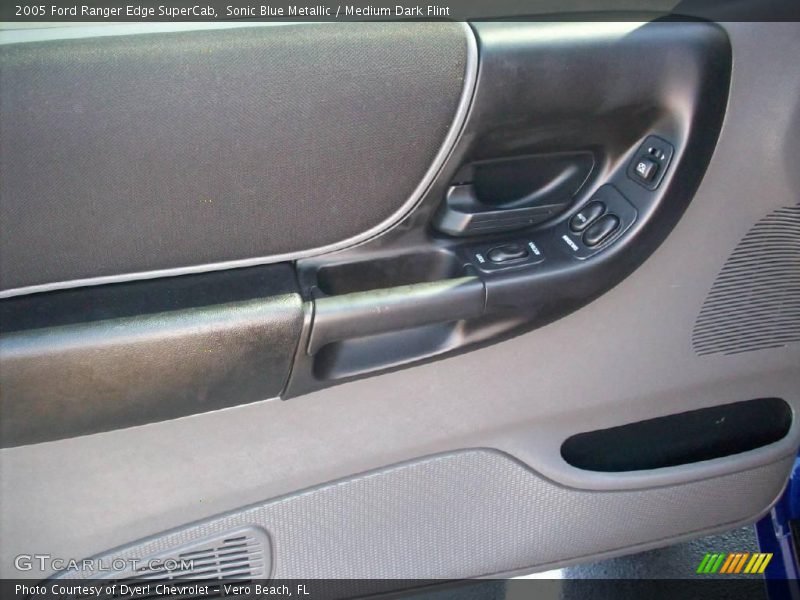 Sonic Blue Metallic / Medium Dark Flint 2005 Ford Ranger Edge SuperCab