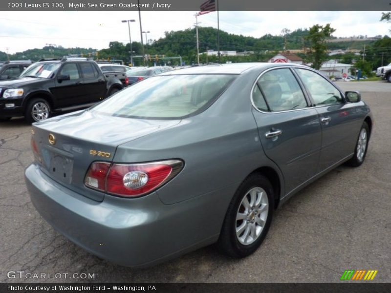 Mystic Sea Green Opalescent / Ivory 2003 Lexus ES 300