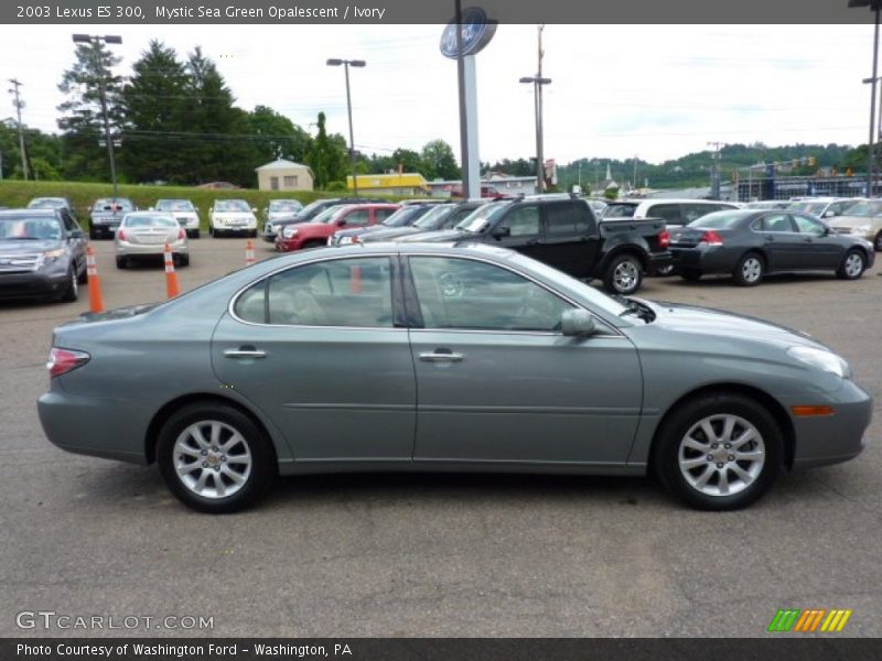 Mystic Sea Green Opalescent / Ivory 2003 Lexus ES 300