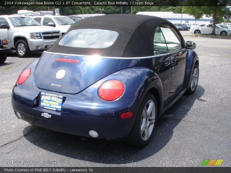 Galactic Blue Metallic / Cream Beige 2004 Volkswagen New Beetle GLS 1.8T Convertible