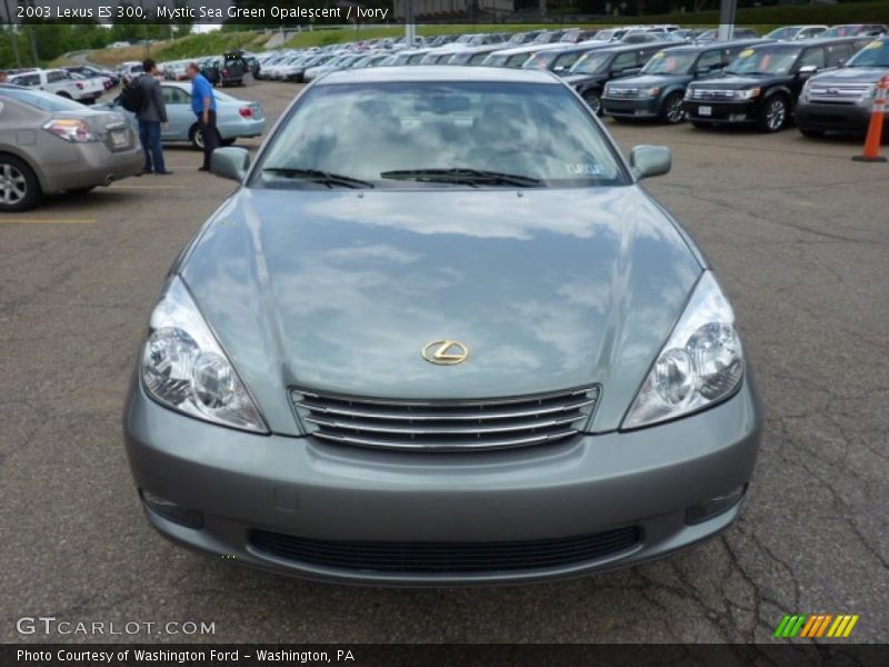 Mystic Sea Green Opalescent / Ivory 2003 Lexus ES 300