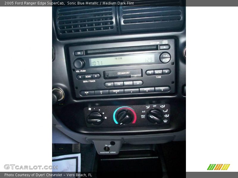 Sonic Blue Metallic / Medium Dark Flint 2005 Ford Ranger Edge SuperCab