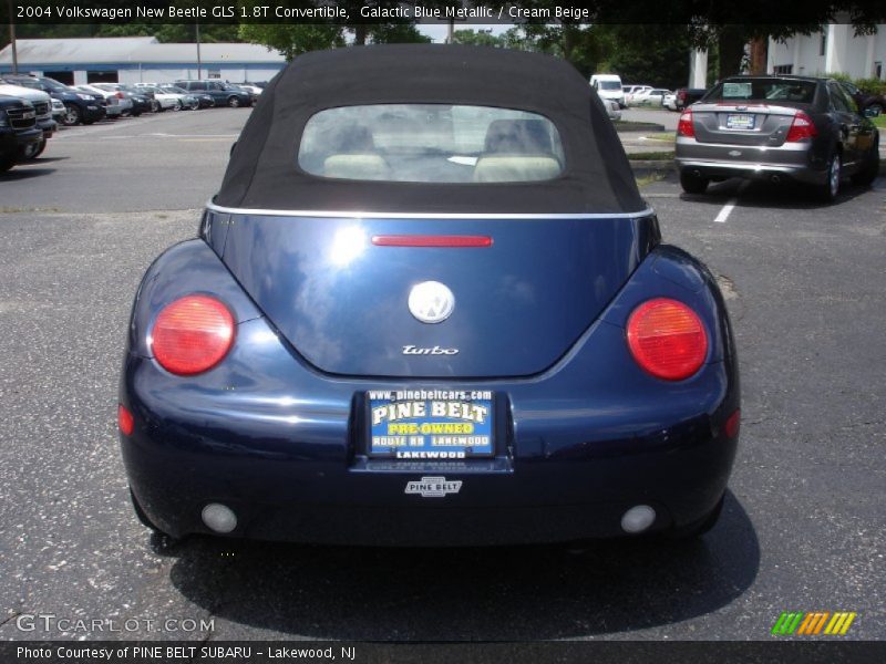 Galactic Blue Metallic / Cream Beige 2004 Volkswagen New Beetle GLS 1.8T Convertible