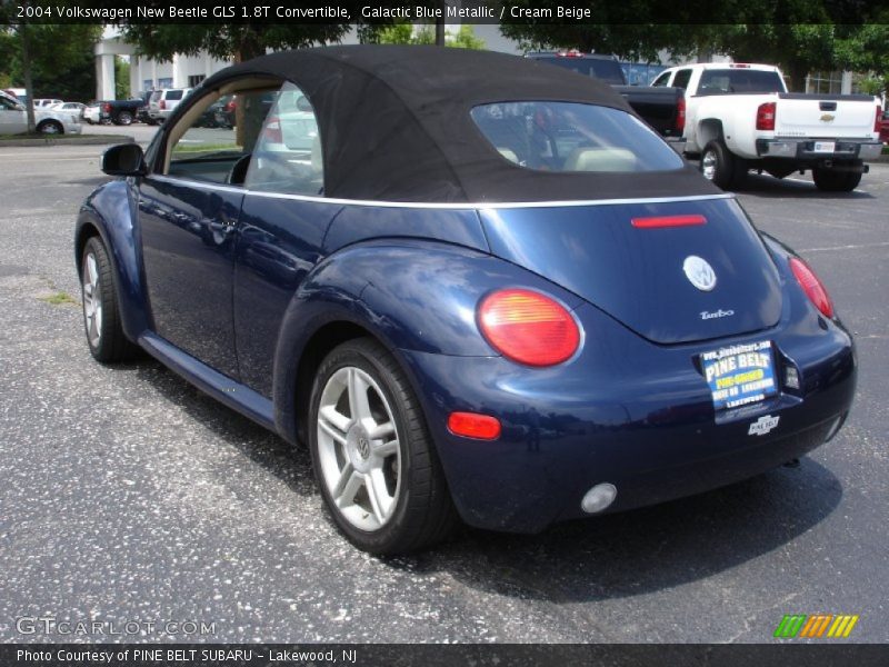 Galactic Blue Metallic / Cream Beige 2004 Volkswagen New Beetle GLS 1.8T Convertible
