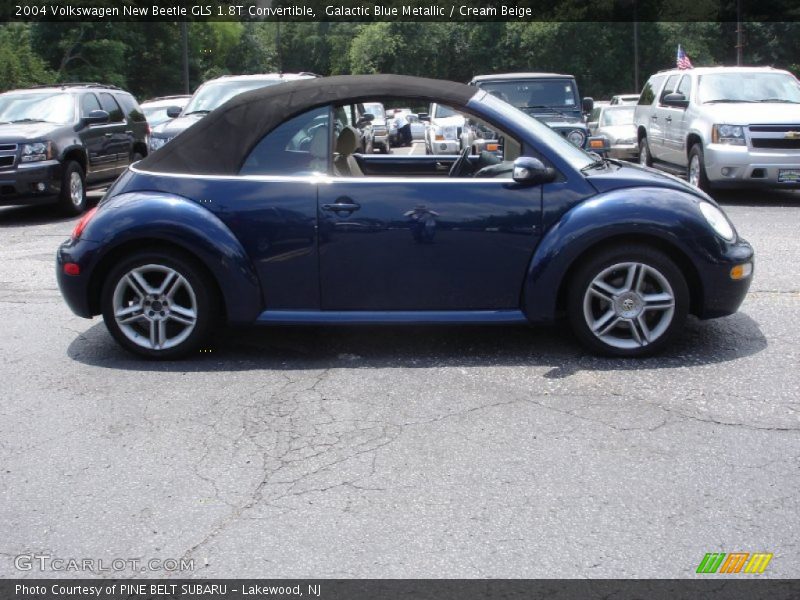 Galactic Blue Metallic / Cream Beige 2004 Volkswagen New Beetle GLS 1.8T Convertible