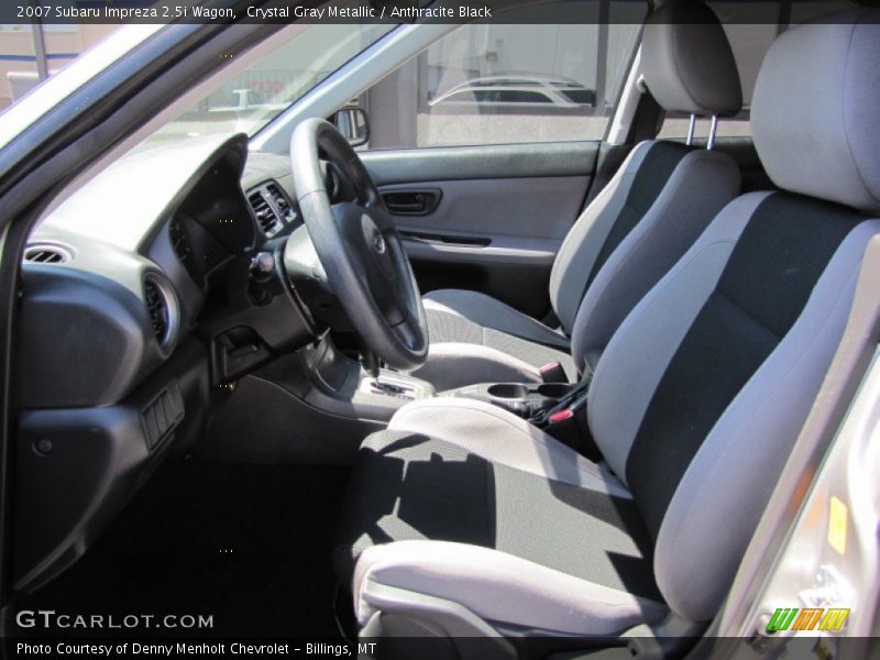 Crystal Gray Metallic / Anthracite Black 2007 Subaru Impreza 2.5i Wagon