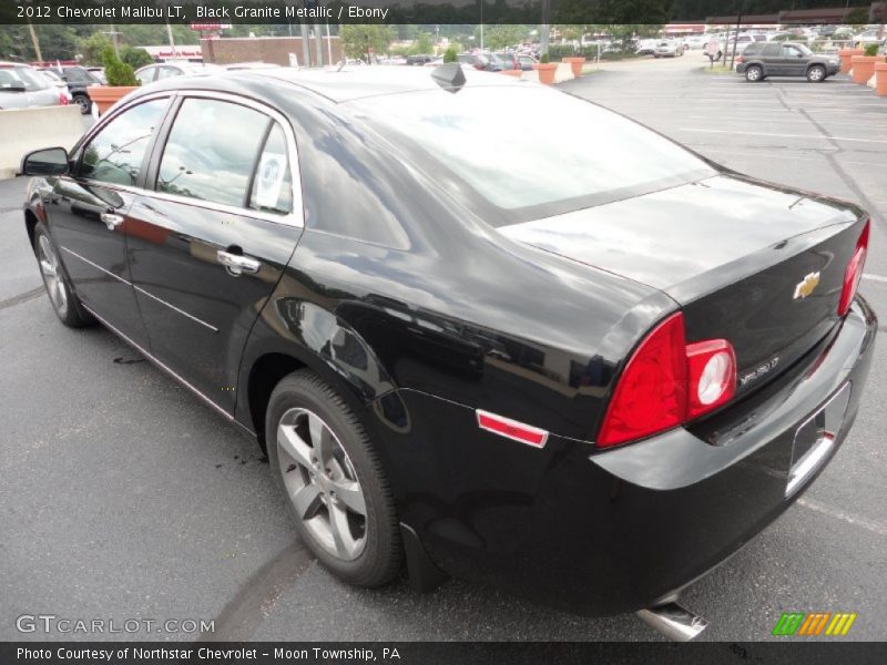 Black Granite Metallic / Ebony 2012 Chevrolet Malibu LT