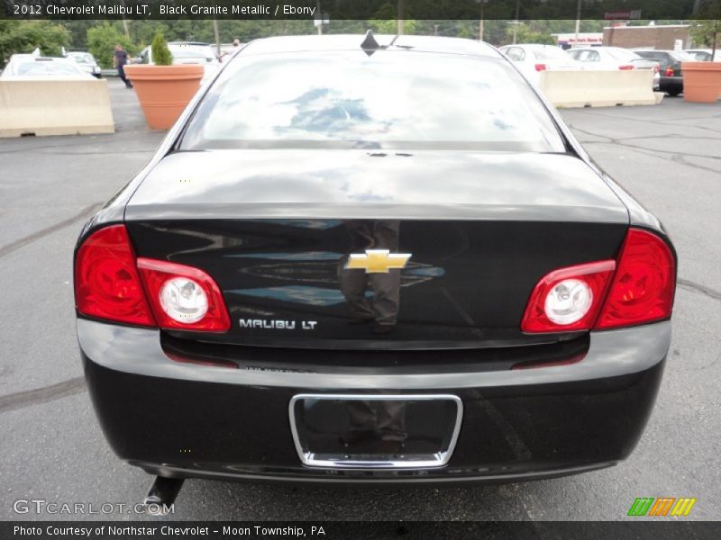 Black Granite Metallic / Ebony 2012 Chevrolet Malibu LT