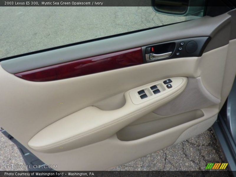 Mystic Sea Green Opalescent / Ivory 2003 Lexus ES 300