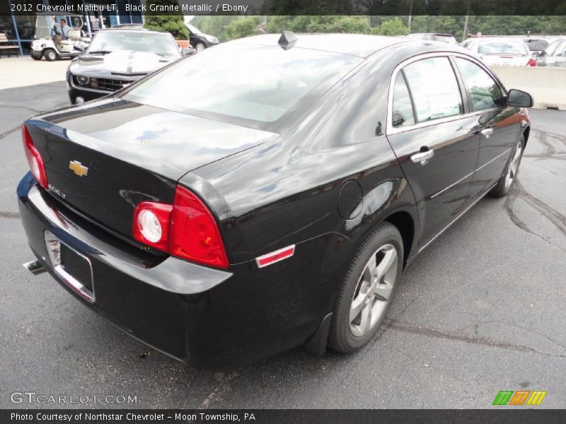 Black Granite Metallic / Ebony 2012 Chevrolet Malibu LT