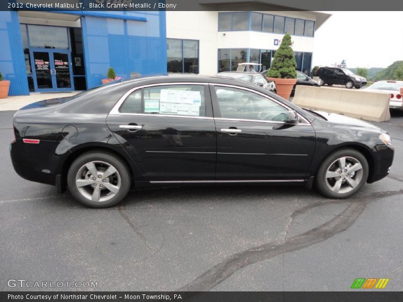 Black Granite Metallic / Ebony 2012 Chevrolet Malibu LT